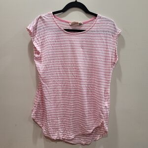 Christian Siriano New York 100% Linen T-shirt - sz  M